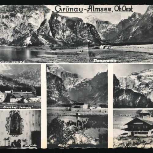 AK aus Grünau - Almsee Mehrbildkarte Oberösterreich (2092)
