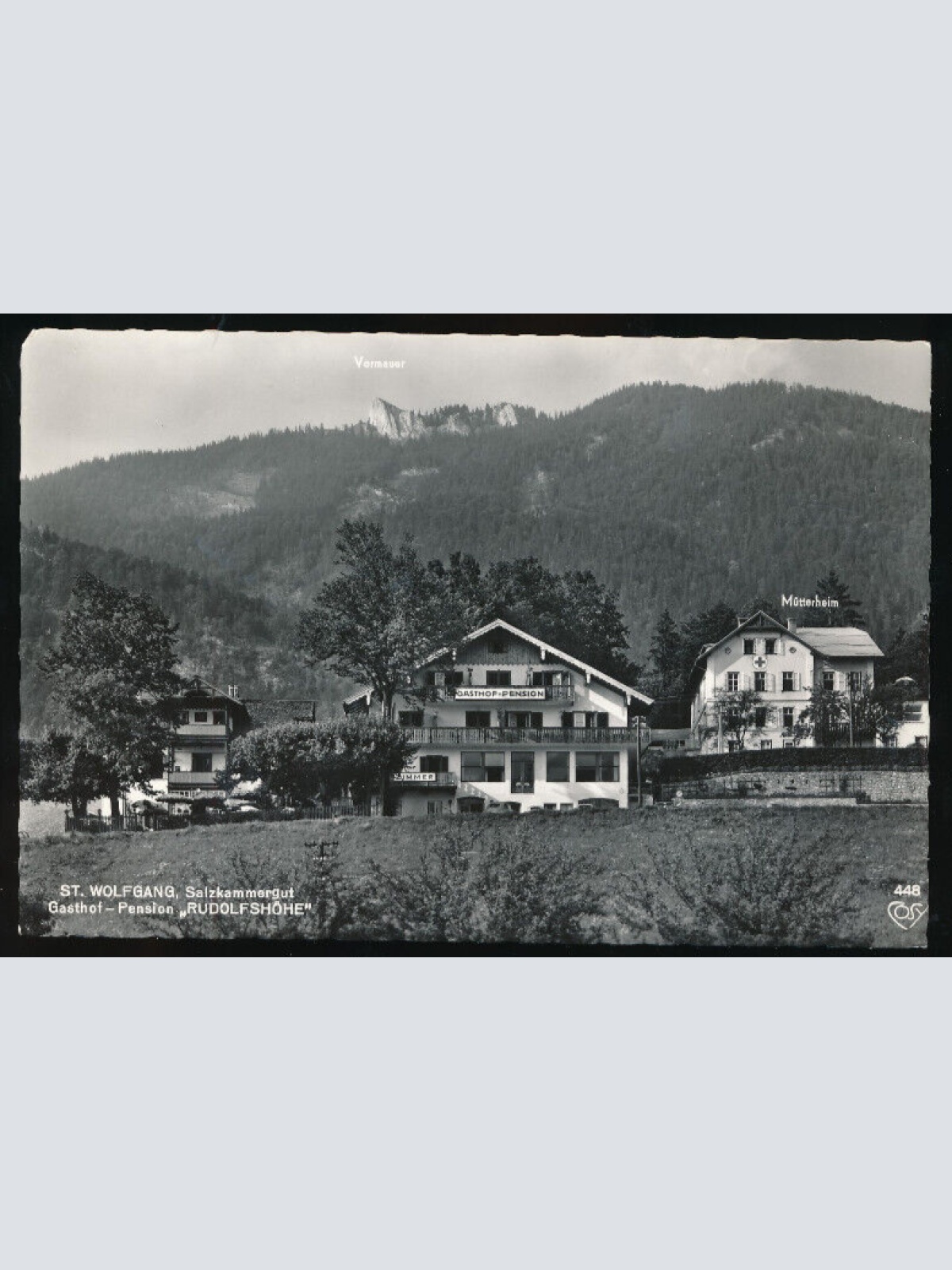 AK aus St.Wolfgang mit Gasthaus - Pension Rudolfshöhe Oberösterreich (2096)
