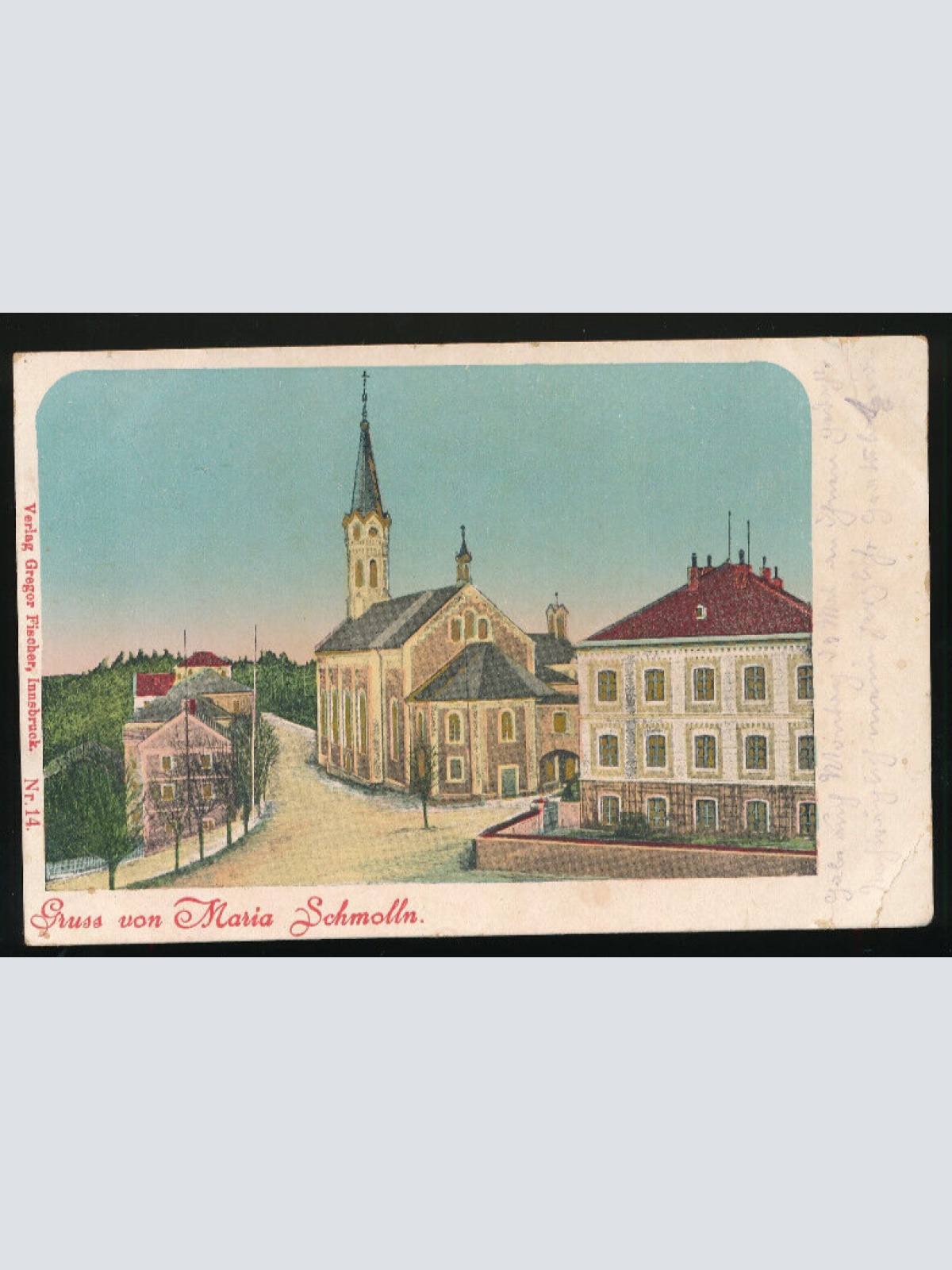 AK gruss von Maria Schmolln Oberösterreich (2077)