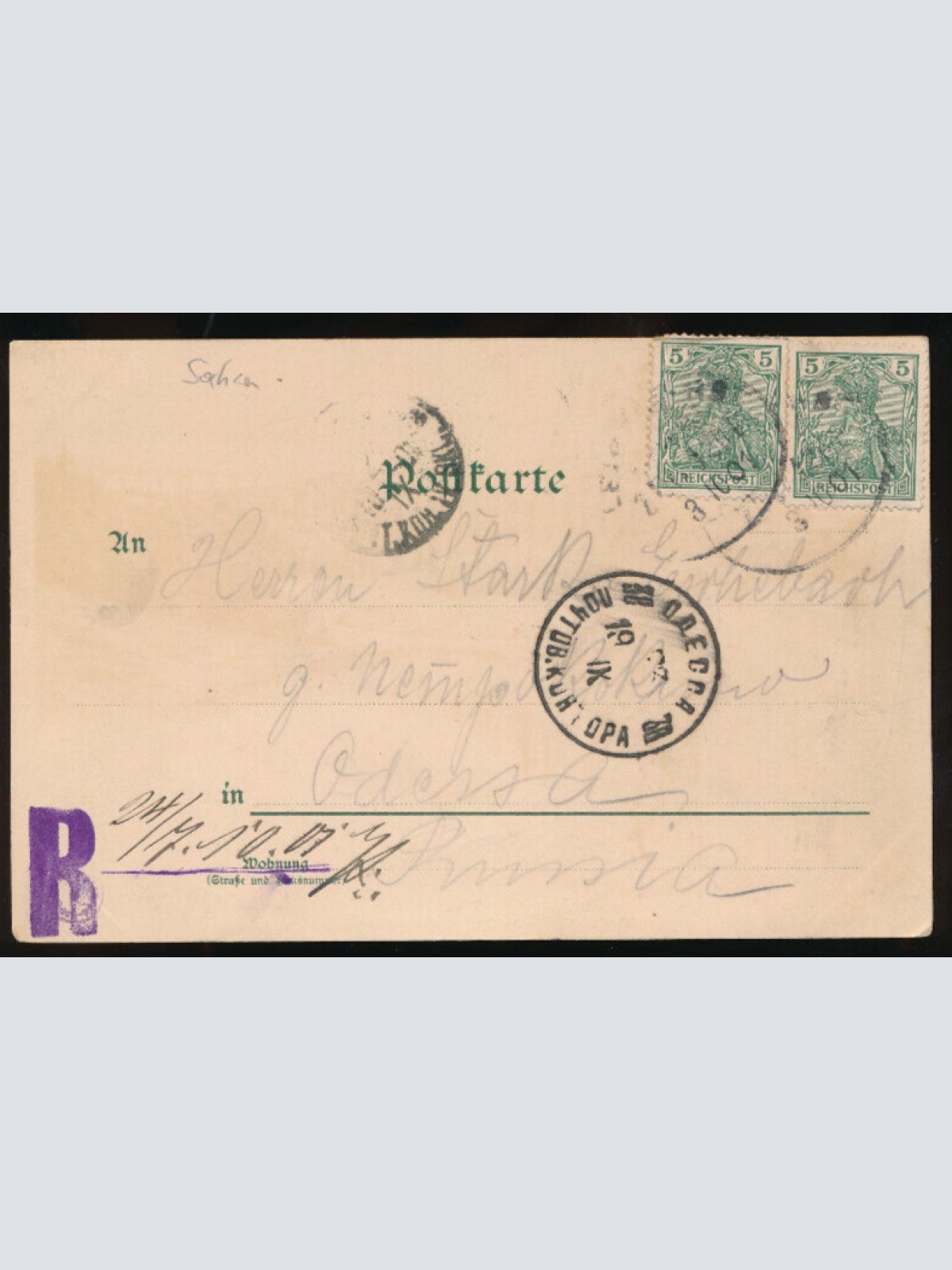 Litho-Karte gruss aus dem Göltzschthal Sachsen (1871)