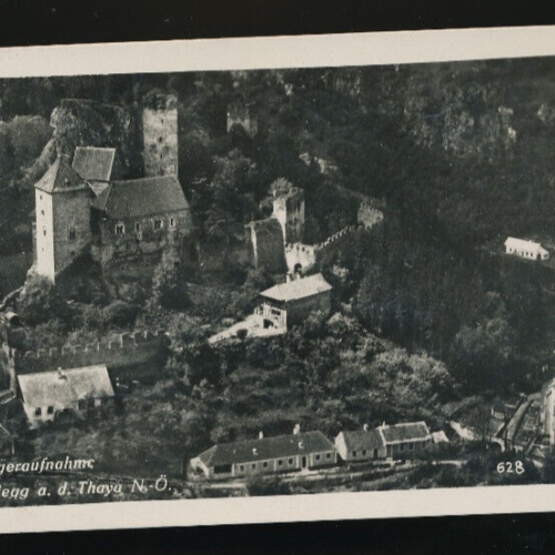 AK aus Hardegg an der Thaya Fliegeraufnahme Niederösterreich (1899)