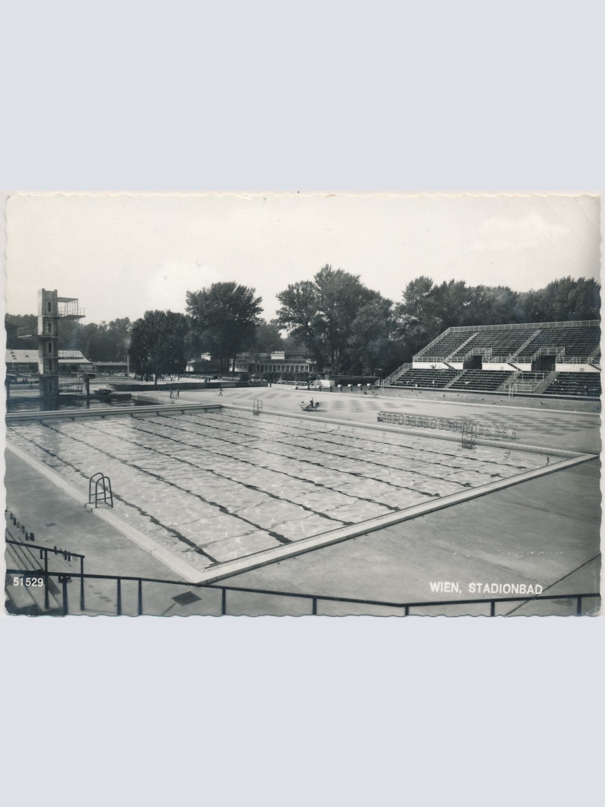 AK, Wien,  Stadionbad, Österreich (S60)