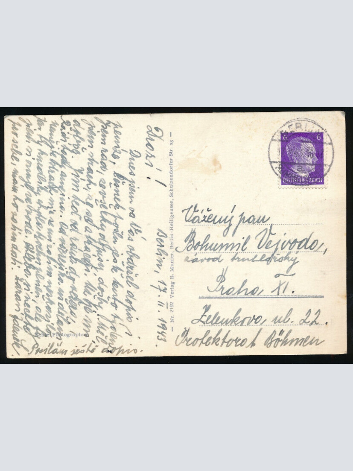 AK aus Berlin Haus der Schweiz unter den Linden Friedrichstraße (1768)