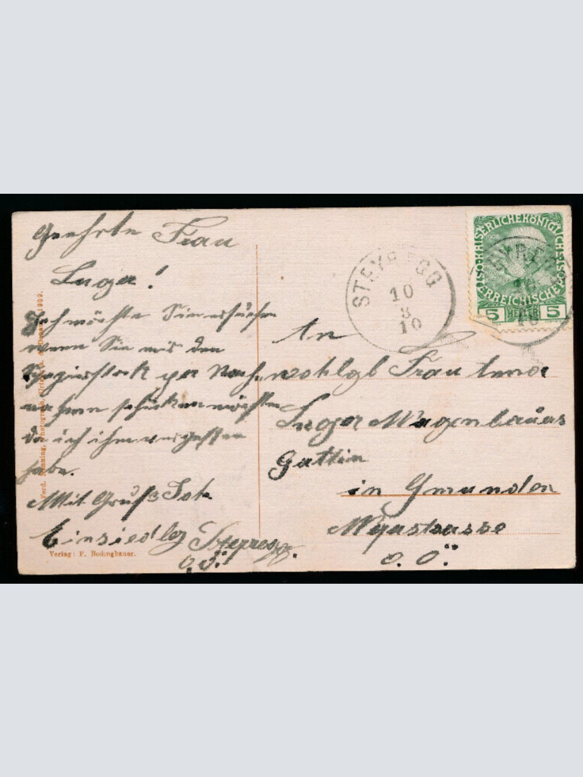 AK aus Steyregg bei Linz Oberösterreich (2404)