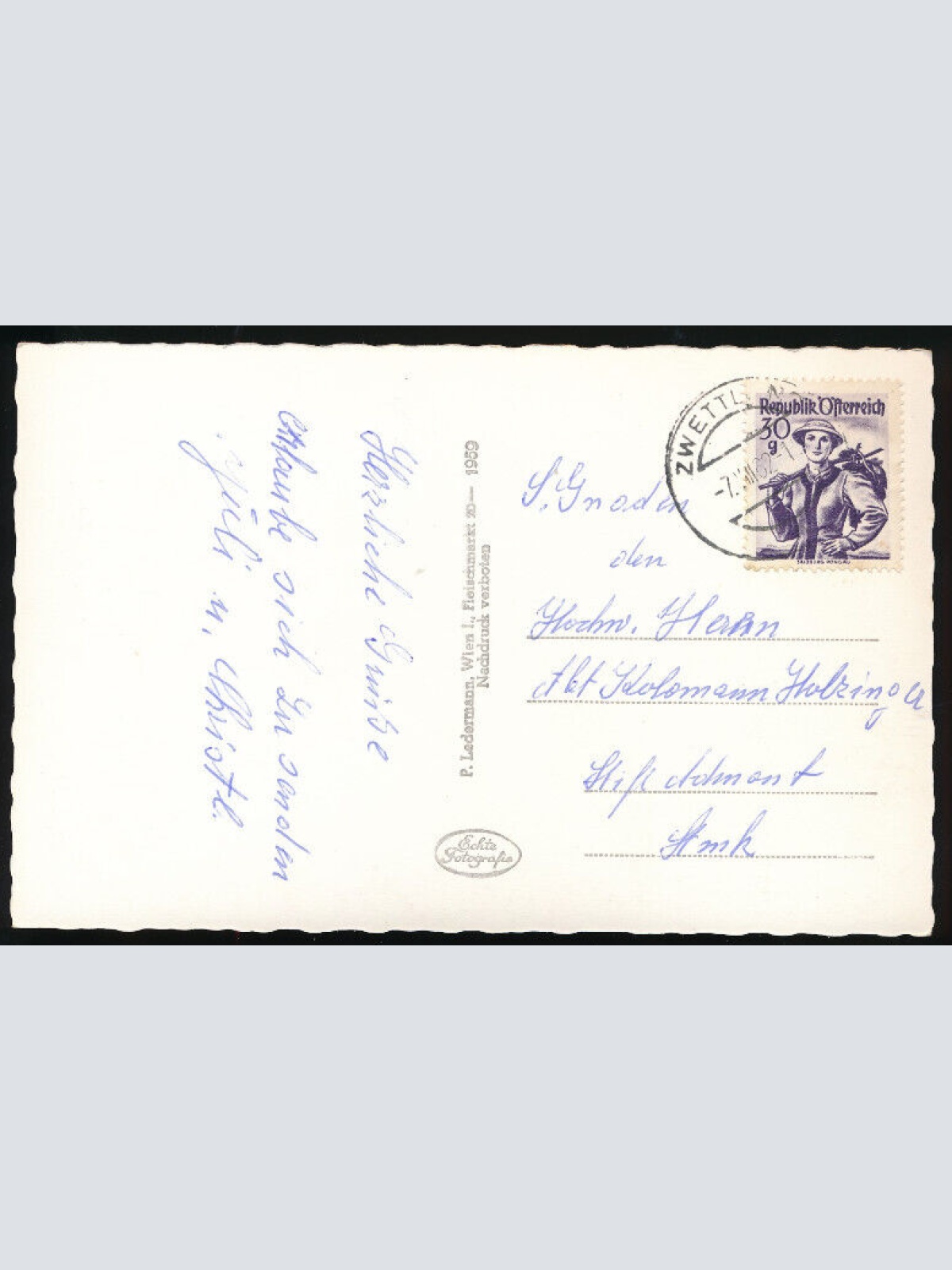 AK aus Zwettl am Kamp Niederösterreich (2349)