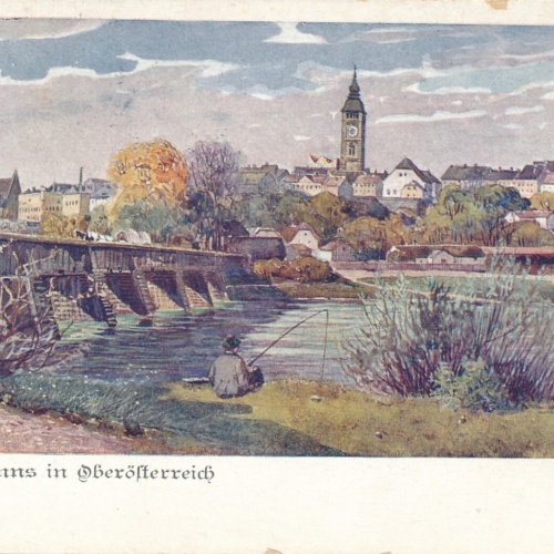 AK, die Stadt Enns , Oberösterreich (S137)