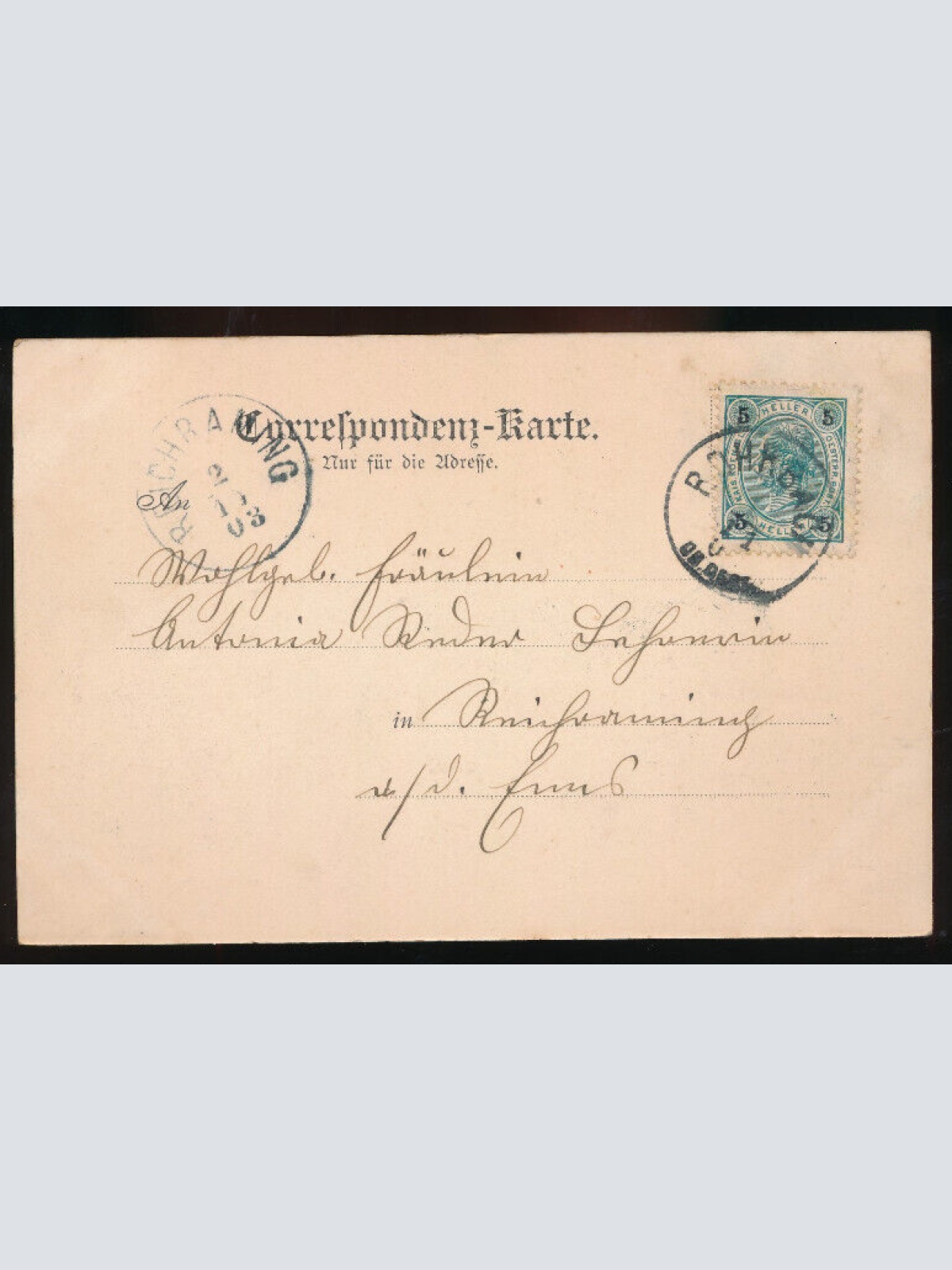 AK gruss aus Rohrbach Oberösterreich (1688)