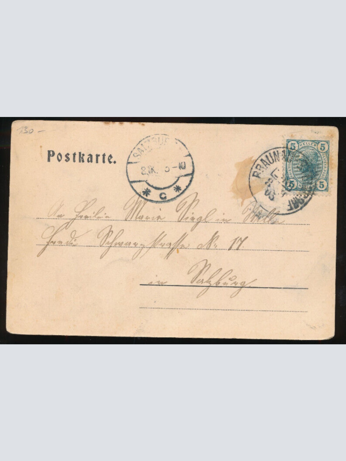 AK aus Pfaffstätt Oberösterreich (1661)