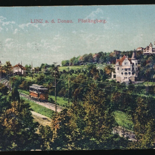 AK aus Linz an der Donau mit Pöstlingbergbahn Oberösterreich (2303)