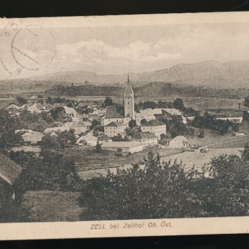 AK aus Zell bei Zellhof Oberösterreich (1676)