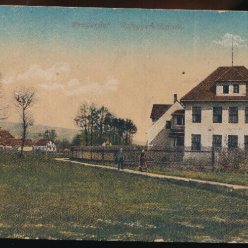 AK aus Pragerhof Roseggers Schule Slowenien (1750)