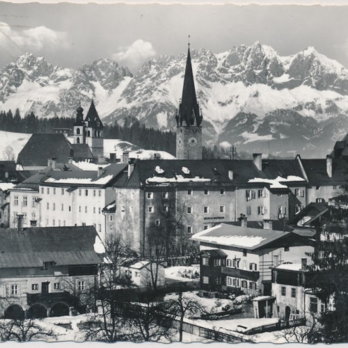 AK, Kitzbühel gegen Kaisergebirge, Tirol (S71)