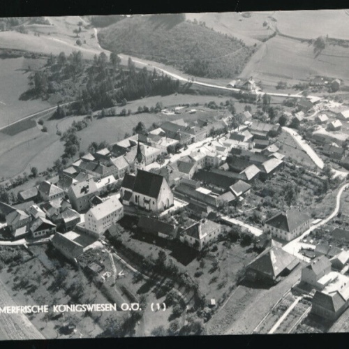 AK aus Königswiesen Fliegeraufnahme Oberösterreich (1772)