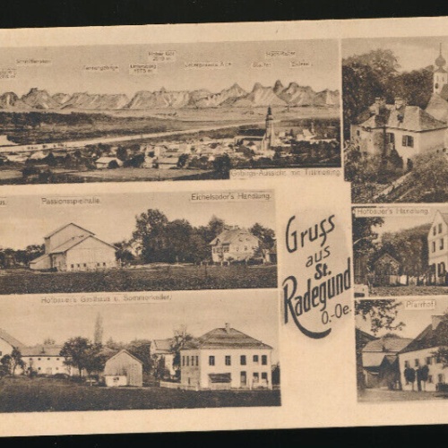 AK gruss aus St.Radegund Mehrbildkarte Oberösterreich (2281)