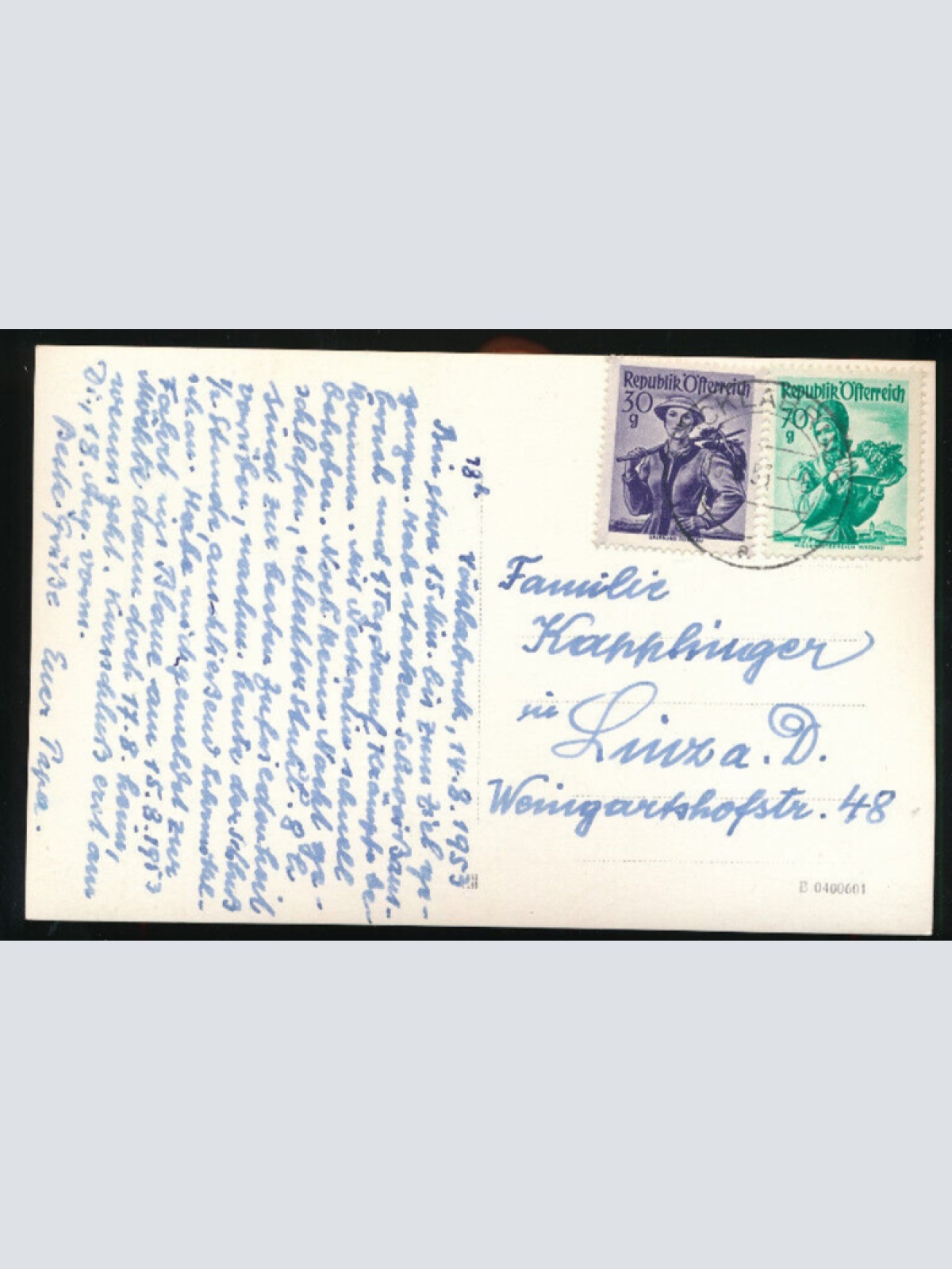 AK aus Vöcklabruck Lehrerbildungsanstalt Oberösterreich (1755)