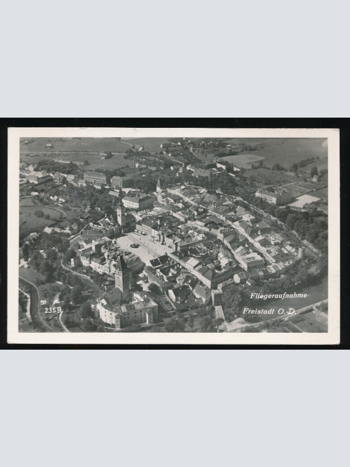 AK aus Freistadt Fliegeraufnahme Oberösterreich (2496)