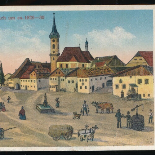 AK aus Alt-Rohrbach um ca 1812 - 1830 Oberösterreich (2436)