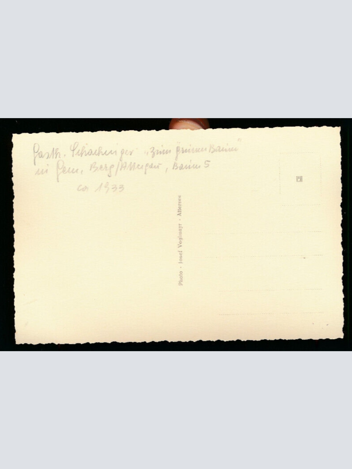 AK aus Attergau mit Gasthaus Schachinger Oberösterreich (2500)