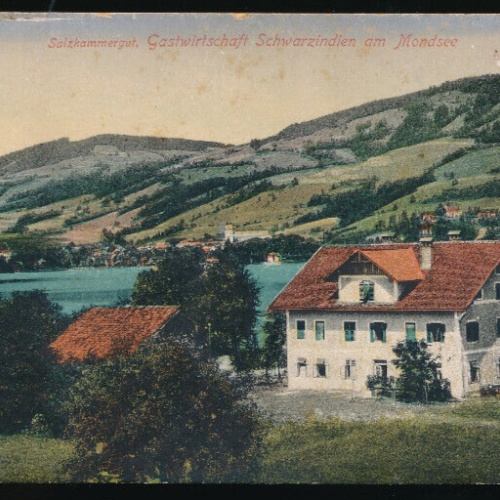 AK aus Schwarzindien am Mondsee Oberösterreich (2538)