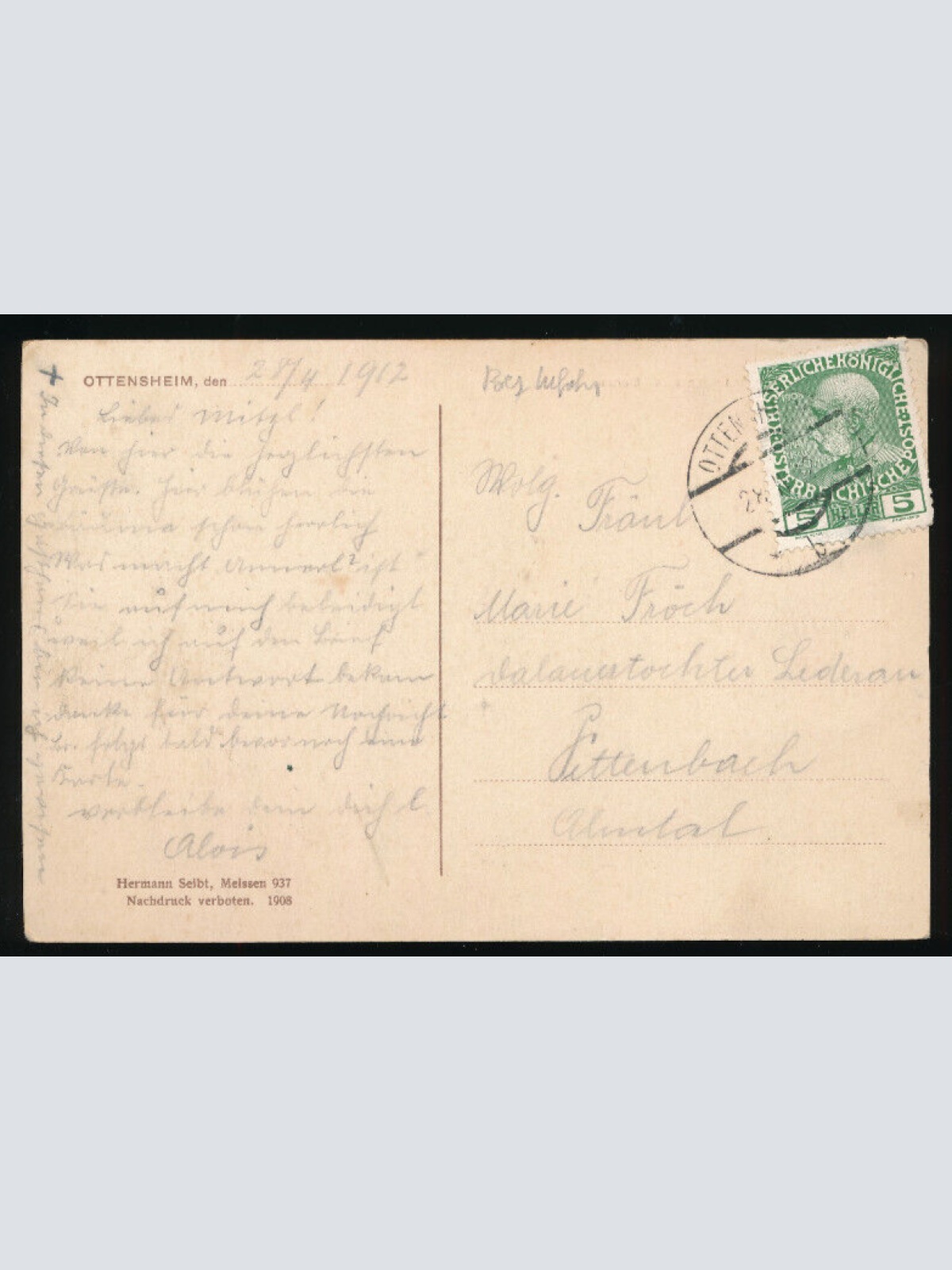 AK aus Ottensheim bei Linz Oberösterreich (2519)