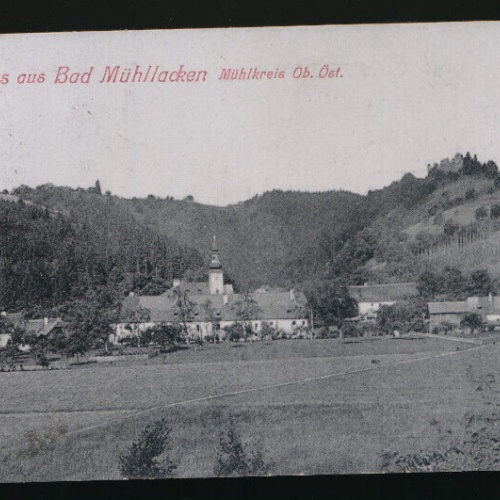 AK gruss aus Bad Mühllacken Oberösterreich (2415)