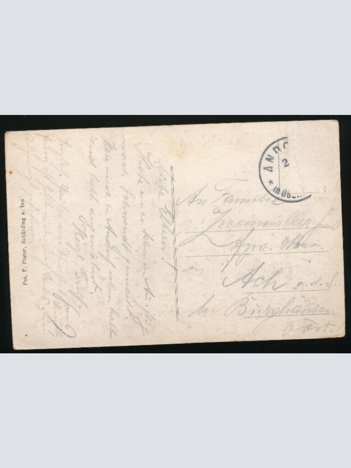 AK aus Taufkirchen a.Pram vor dem Kirchturmeinsturz Oberösterreich (2407)