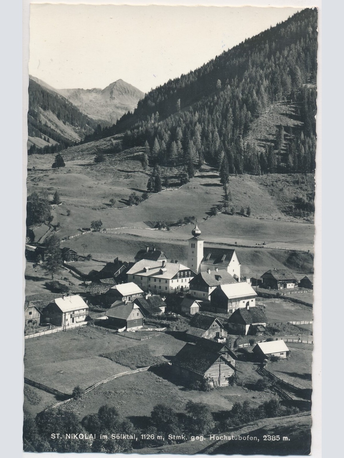 AK, St. Nikolai im Sölktal, Steiermark gegen Hochstubofen (S171)