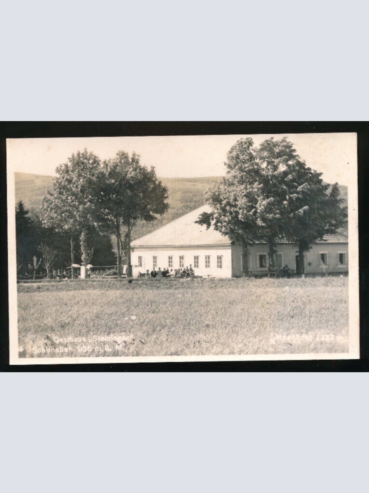 AK aus Schöneben mit Gasthaus Steiniger Niedrösterreich (2202)