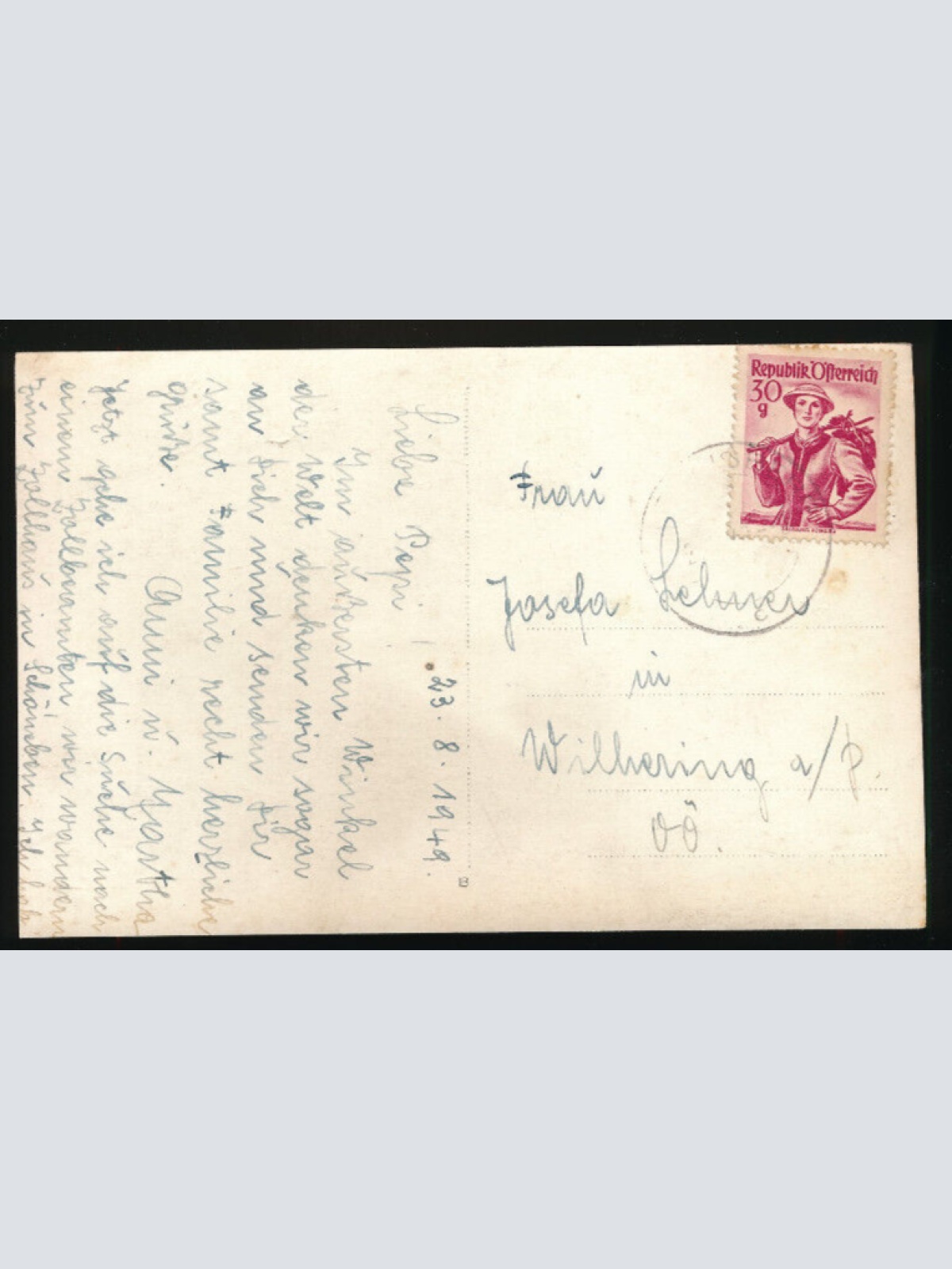 AK aus Schöneben mit Gasthaus Steiniger Niedrösterreich (2202)