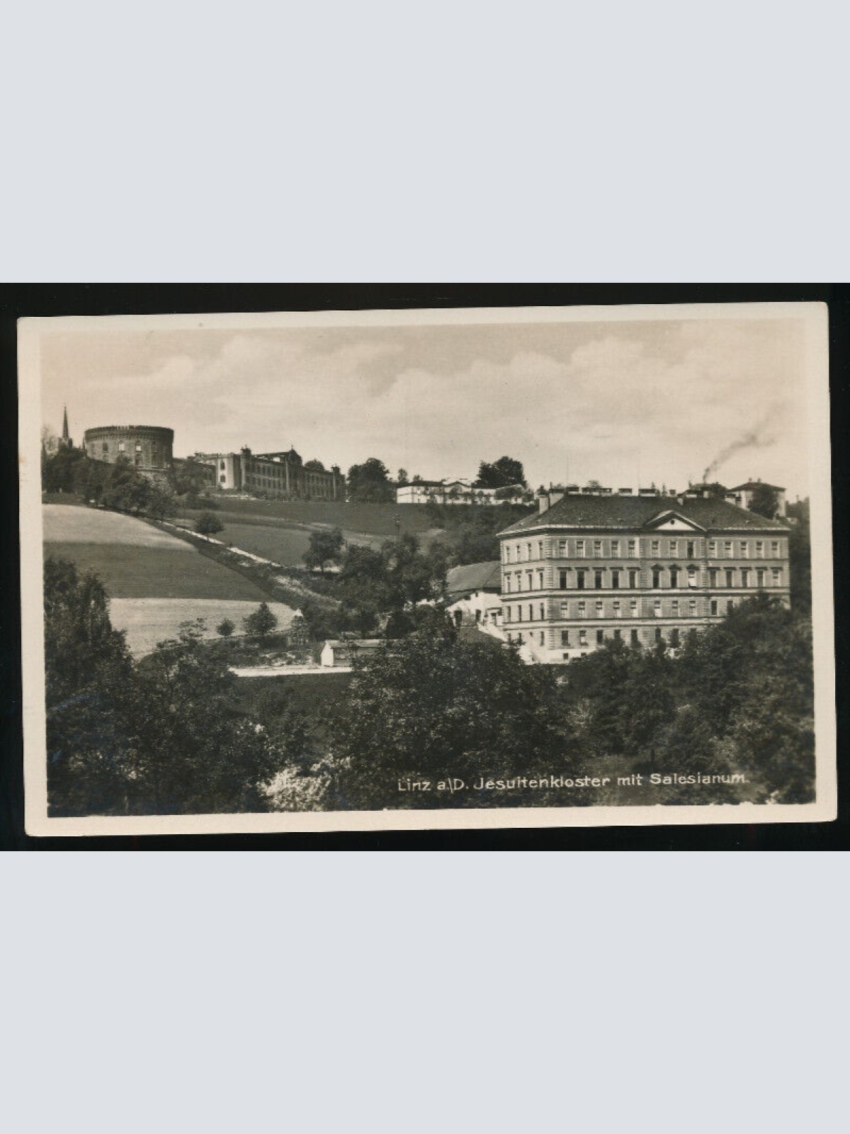 AK aus Linz an der Donau Jesuitenkloster mit Salesianum Oberösterreich (2212)