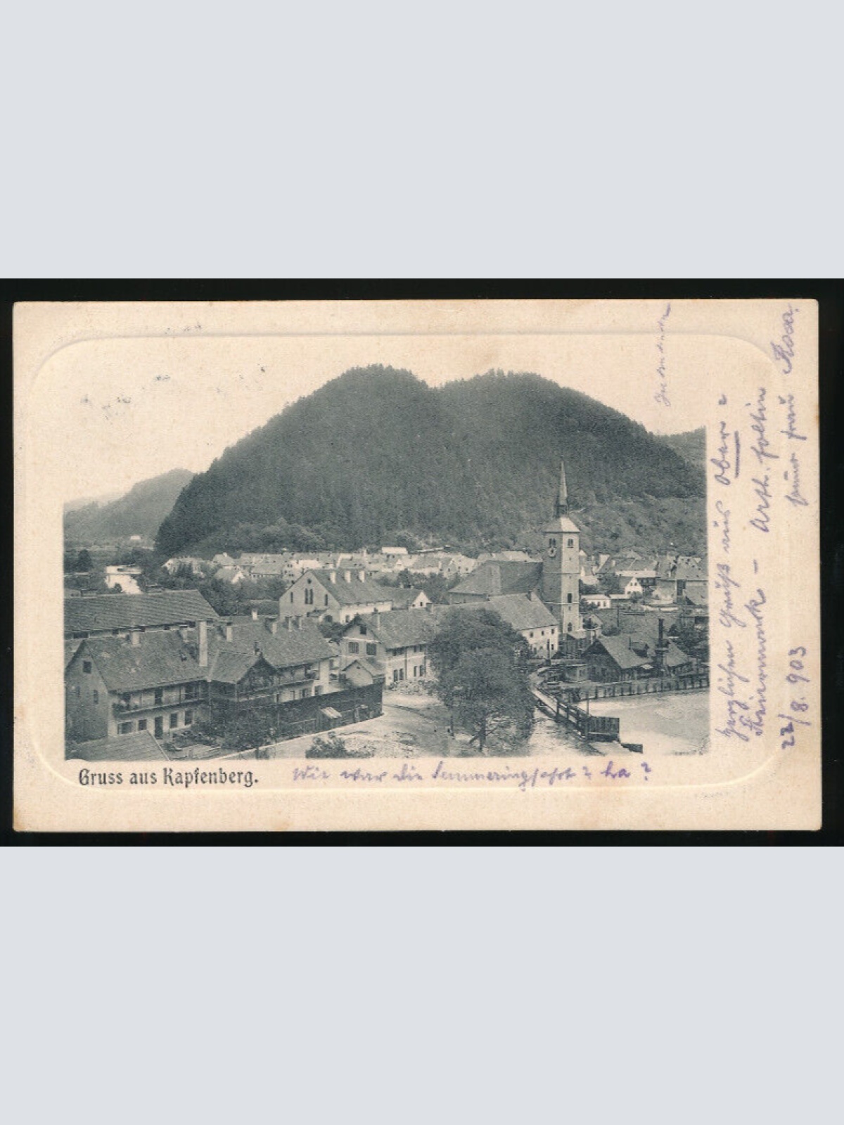 AK gruss aus Kapfenberg Steiermark (2194)