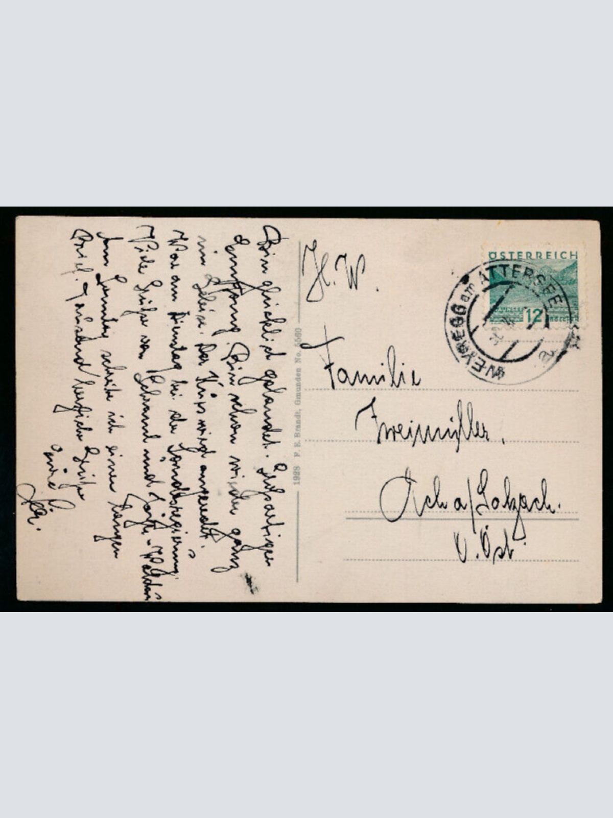 AK aus Weyregg am Attersee Oberösterreich (2220)