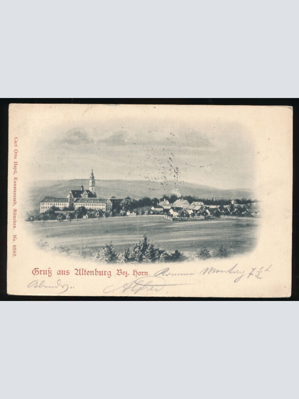 AK gruss aus Altenburg Niedrösterreich (2203)