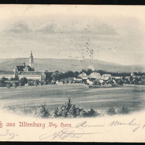 AK gruss aus Altenburg Niedrösterreich (2203)