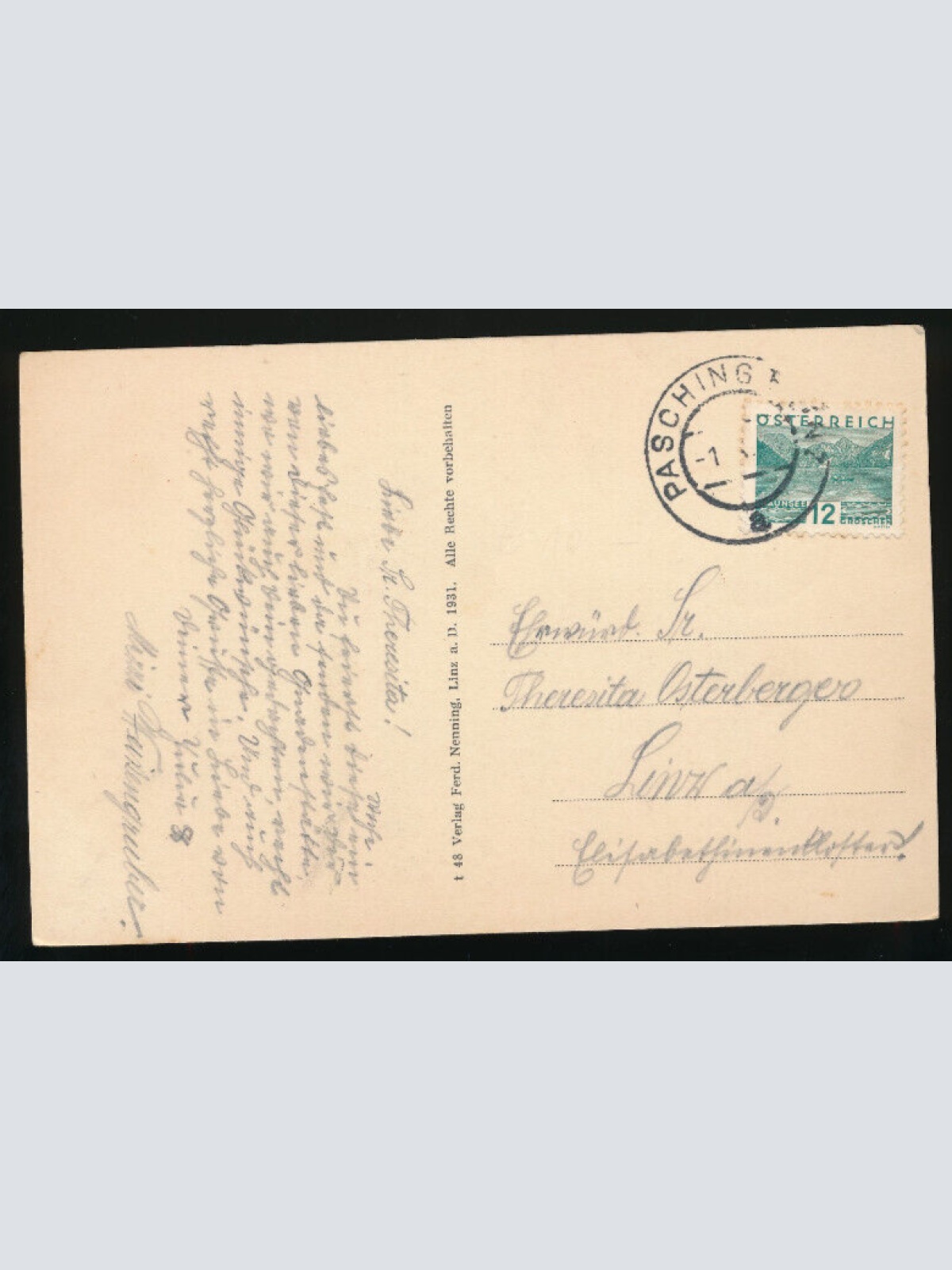 AK aus Dörnbach und Wallfahrtsort bei Linz Oberösterreich (2242)