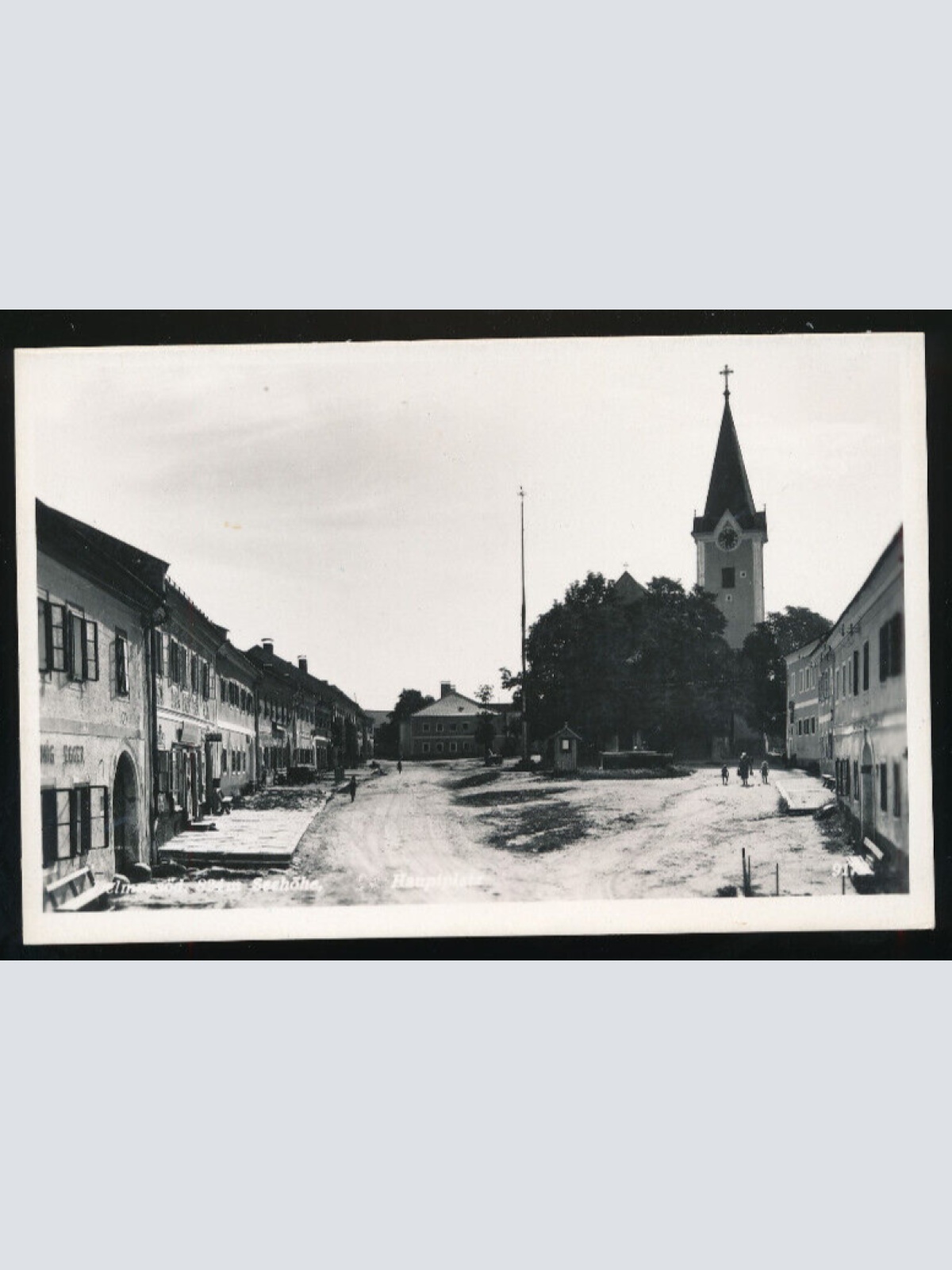 AK aus Helmonsödt Hauptplatz Oberösterreich (2255)