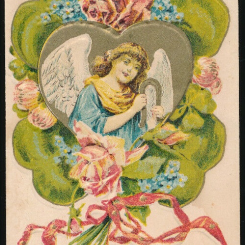 Präge - Glückwunsch - Karte die besten Glückwünsche zum neuen Jahre (2758)