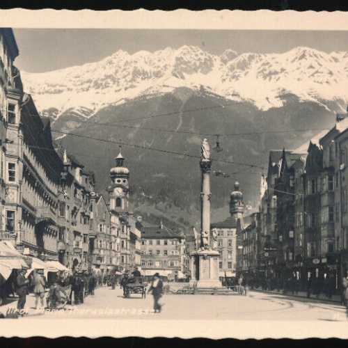 AK aus Innsbruck Maria Theresiastrasse Tirol (2114)