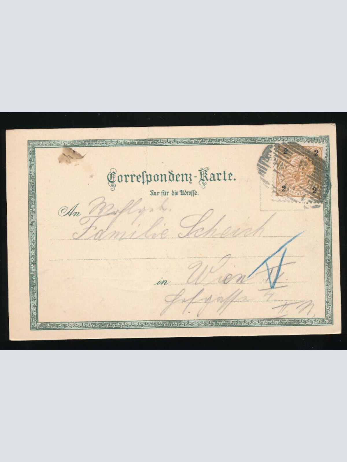 Litho - Karte gruss aus aus Eger Tschechoslowakei (2764)