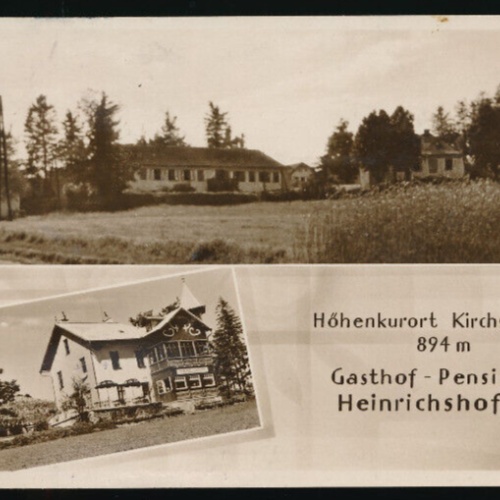 AK aus Kirchschlag mit Gasthof Pension Heinrichshof Oberösterreich (2695)
