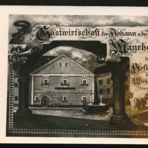 AK aus Hofkirchen Gastwirtschaft Warnhofer Oberösterreich (2718)