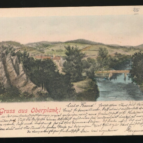 AK gruss aus Ober - PlankNiederösterreich (1975)