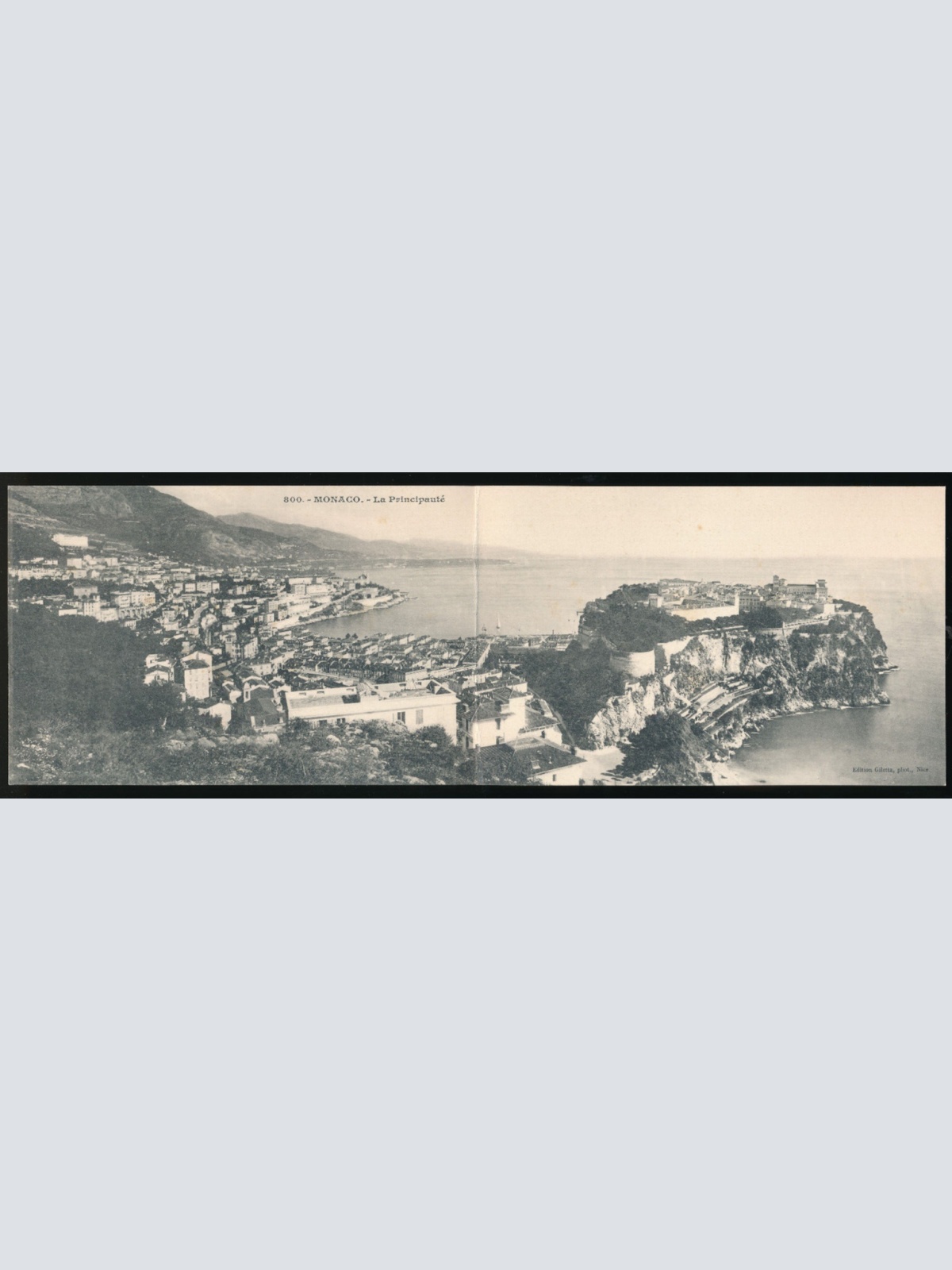 Doppel - Karte aus Monaco La Principaute Monaco (2735)