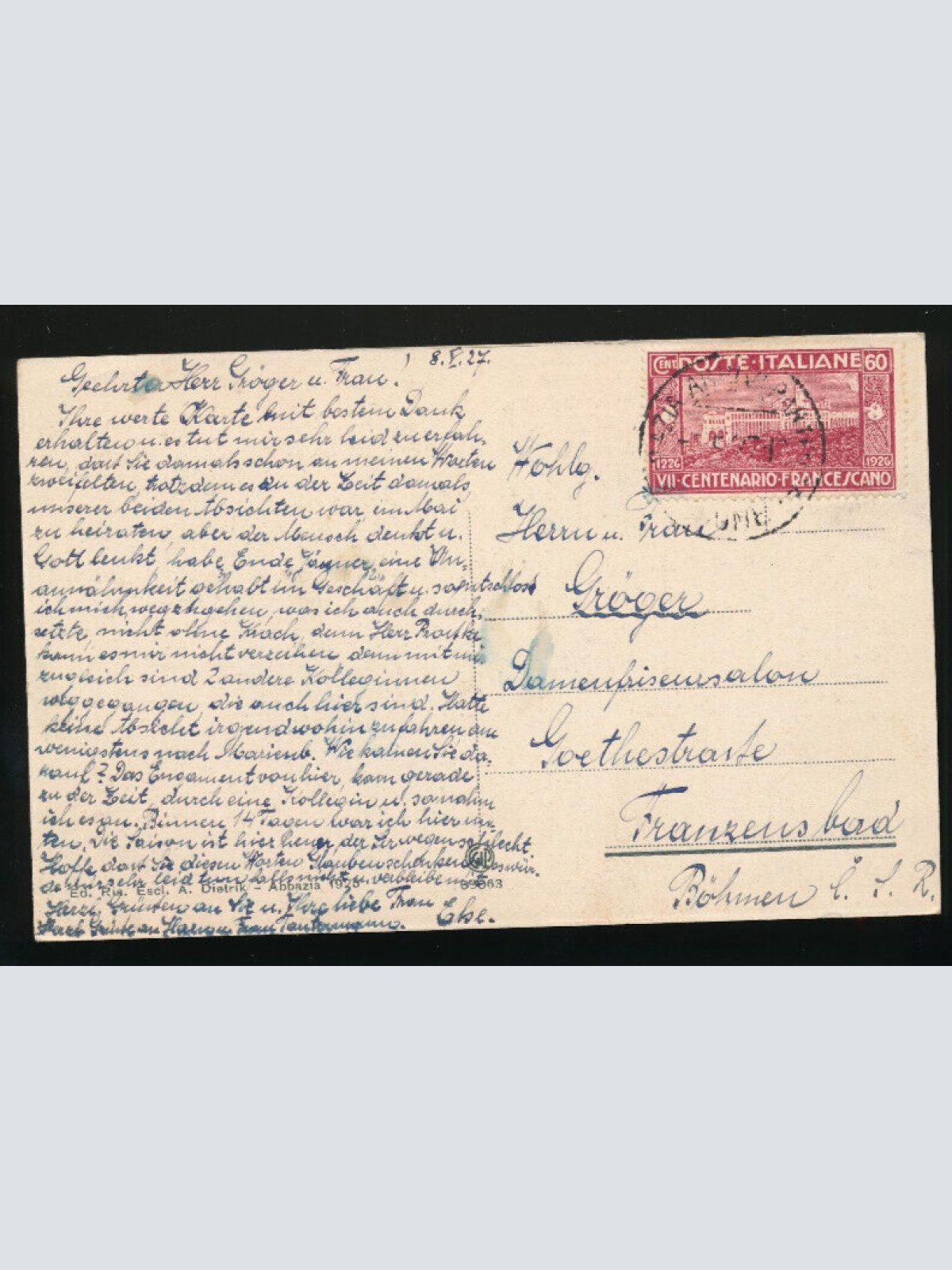 AK aus Abbazia Kroatien (3035)