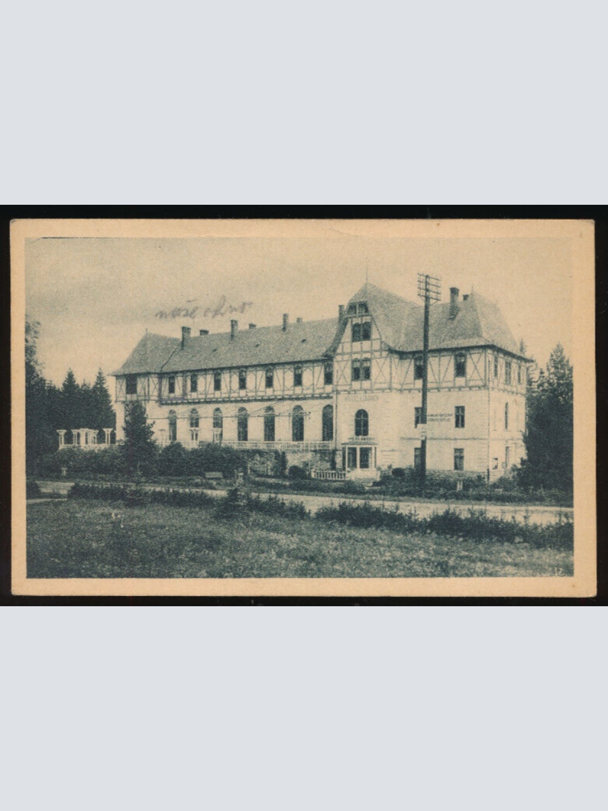 AK aus Vysoke Tatry mit Hotel Lommnica Slowakei (3083)