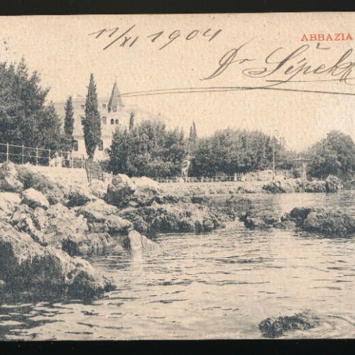 AK aus Abbazia Strand Kroatien (3102)