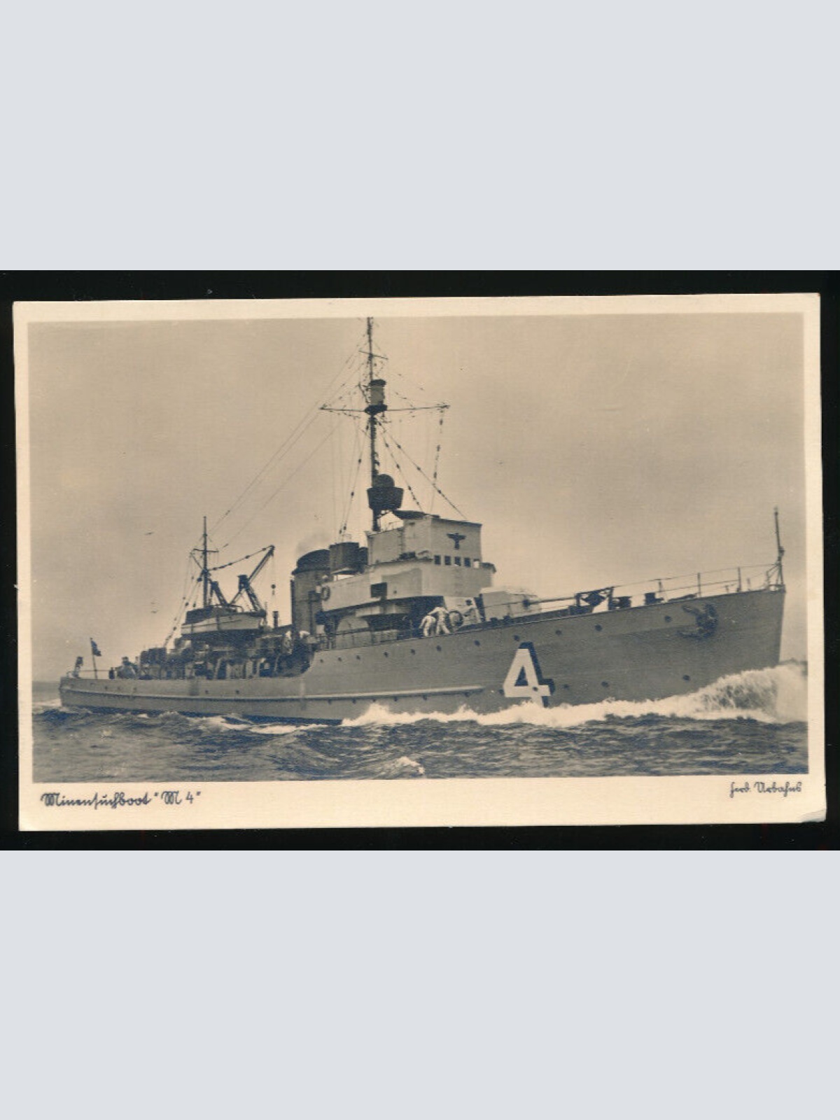 AK vom Minensuchboot Nr.4 (2839)