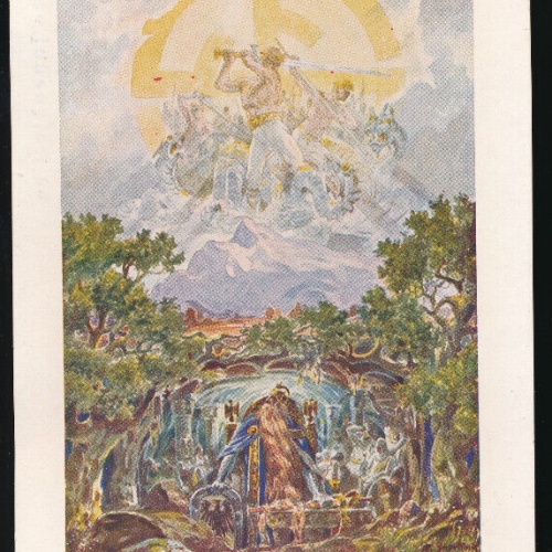 AK vom Zweiten Jugendtreffen in Salzburg 1931 (P2870)