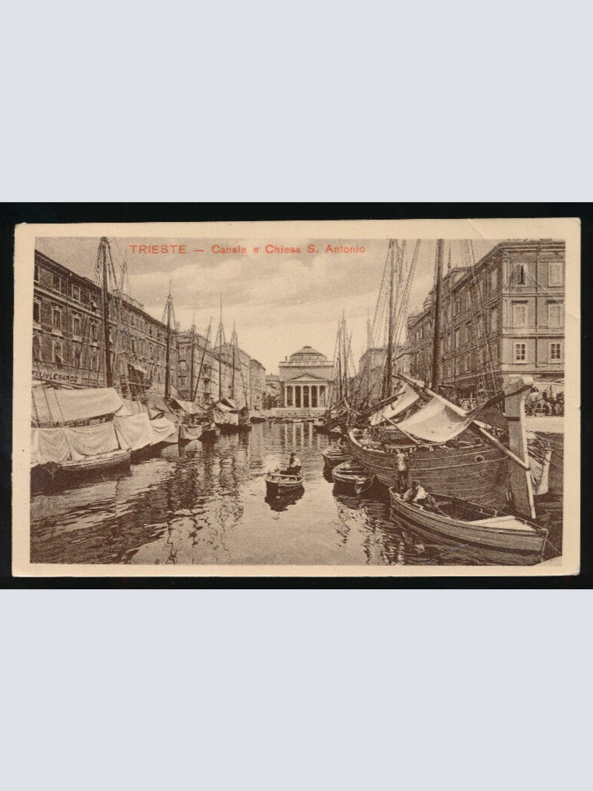 AK aus Trieste - Triest Canale e´ Chiesa S. Antonio Italien (3264)