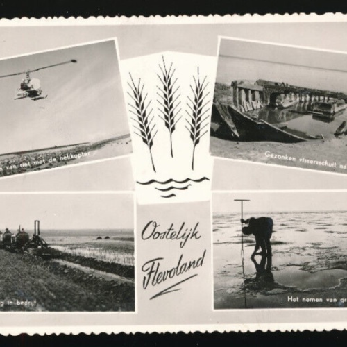 AK aus Hevoland Mehrbildkarte Gelderland Niederlande (2707)